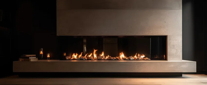 Gas Fireplace Ember Bed Design Services in Gainesville, Georgia