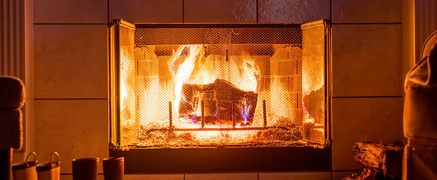 Mendota Hearth Landscape Fireplace Installation in Gainesville, Georgia