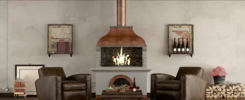Thelin Hearth Products Providence Pellet Insert Fireplace Installation in Gainesville, GA