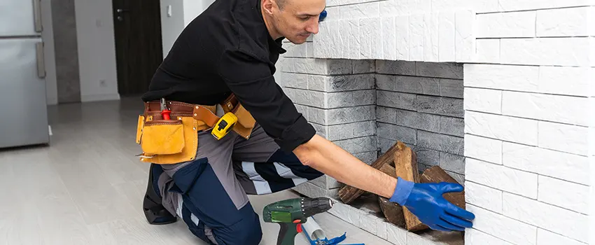 Fireplace Damaged Damper Frame Repair Services in Gainesville, Georgia