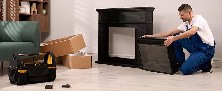 Old Rusted Metal Fireplace Repair And Replacement in Gainesville, GA